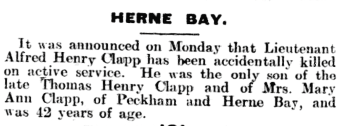 Whitstable Times and Tankerton Press May 27, 1916