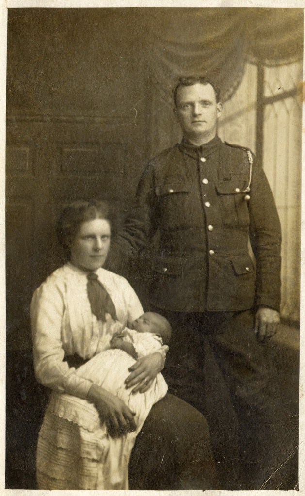 Samuel and Janey Battersby with their son Norman, as identified by the family history. Source — Shed girl's family history tales, The Battersby Bunch, 15 June 2025.