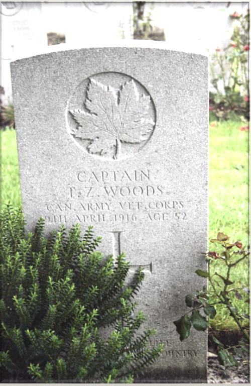 Captain Wood&rsquo;s Headstone